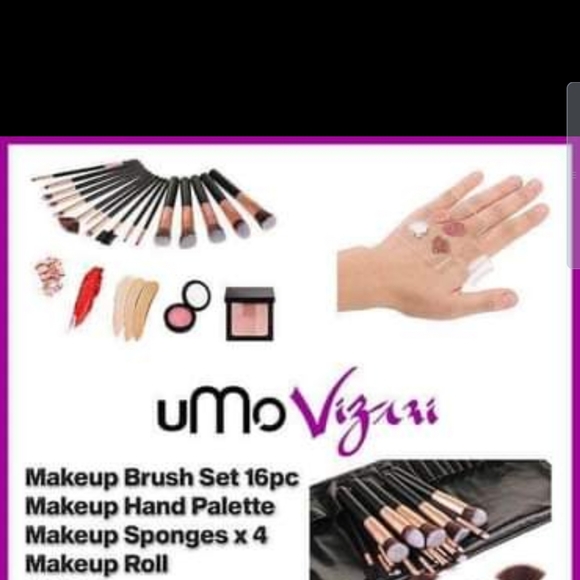 uMo 16 Piece Makeup Brush and Blending Set - Picture 5 of 6